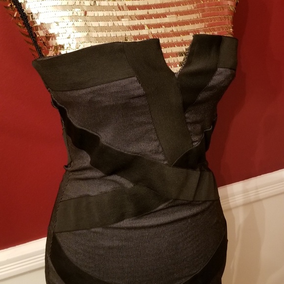 Caribbean Queen Strapless Bondage Mini Dress - Picture 3 of 6